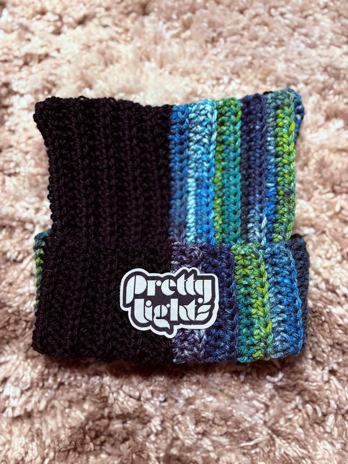 PL Cat Ear Hat - Black/Blue